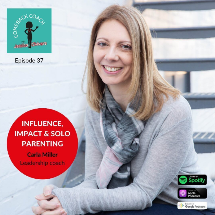Carla Miller on Influence, Impact and Solo Parenting on Comeback Coach podcast
